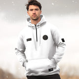 //03-SP1 | Shadow Ops Half Zip Hoodie - Arctic White (Fully Customizable) - Spartathletics