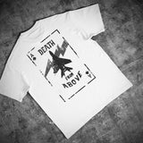 //03-SP1 | Shadow Ops T-Shirt - Arctic White "Death From Above" (Oversized) - Spartathletics