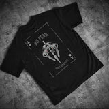 //03-SP1 | Shadow Ops T-Shirt - Onyx "No Fear, Only Bravery" (Oversized) - Spartathletics