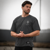 300 T-Shirt - Granite (Oversized)
