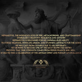 Glory T-Shirt - Granite x Gold (Hephaistos)