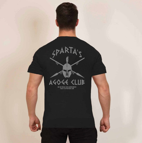 Agoge Club T-Shirt - Onyx (Oversized) - Spartathletics