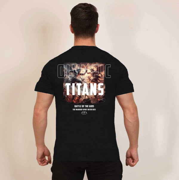Classic Heritage T-Shirt - Onyx 'Olympic Titans' (Oversized) - Spartathletics
