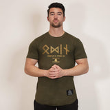 Legends of Ragnar™ | Asgard T-Shirt - Pine Green x Gold (Odin) - Spartathletics