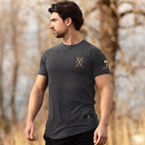 Legends of Ragnar™ | Valhalla T-Shirt - Dark Stone x Gold (Thor) - EU 🇪🇺 | Spartathletics