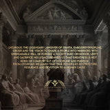 Nemesis T-Shirt - Burgundy x Gold (Lykourgos) - EU 🇪🇺 | Spartathletics