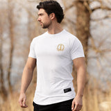 Olympia T-Shirt - Arctic White x Gold