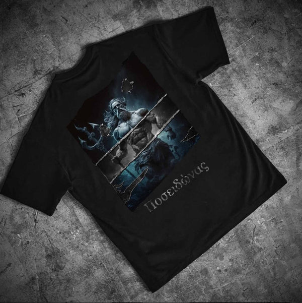 Tartaros T-Shirt - Onyx (Poseidon - Oversized) - Spartathletics