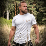 Theos T-Shirt - Arctic White x Gold (Hermes) - EU 🇪🇺 | Spartathletics