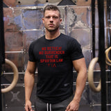 Victory T-Shirt - No Retreat, No Surrender - EU 🇪🇺 | Spartathletics