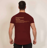 Origins T-Shirt - Burgundy x Gold (Tribute to Spartans)