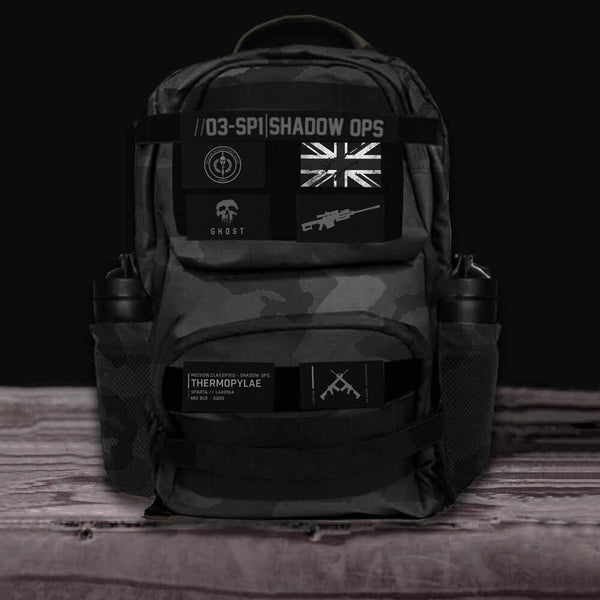 //03-SP1 | Shadow Ops Backpack - Onyx Camo (Fully Customizable) - Spartathletics