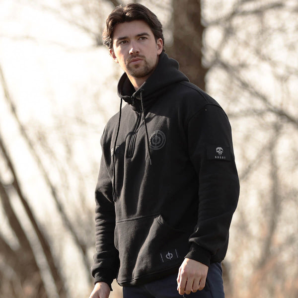 //03 - SP1 | Shadow Ops Half Zip Hoodie - Onyx (Fully Customizable) - EU 🇪🇺 | Spartathletics