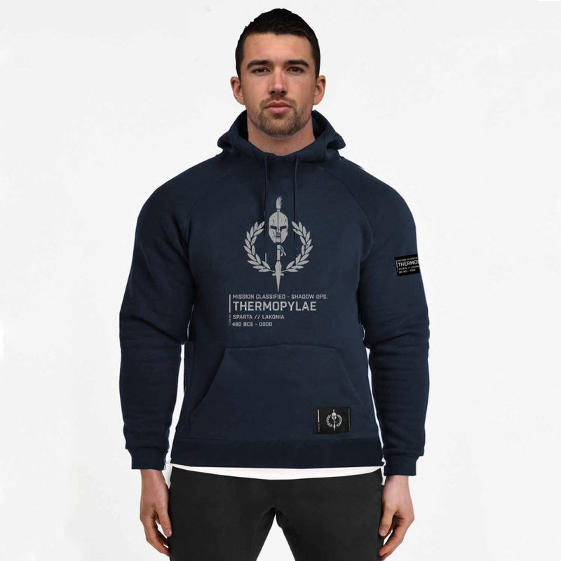 //03-SP1 | Shadow Ops Hoodie - Navy (Oversized - Fully Customizable) - Spartathletics