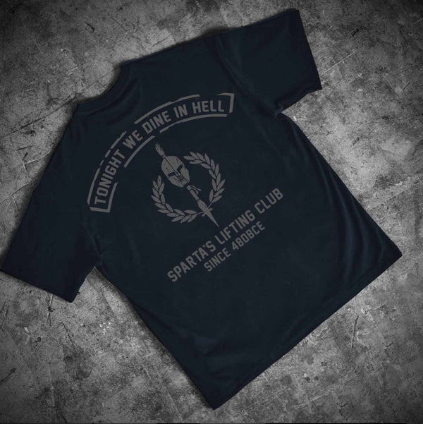 //03-SP1 | Shadow Ops T-Shirt - Navy (Oversized) - Spartathletics