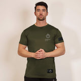 //03-SP1 | Shadow Ops T-Shirt - Olive Green (Performance Line - Fully Customizable) - Spartathletics