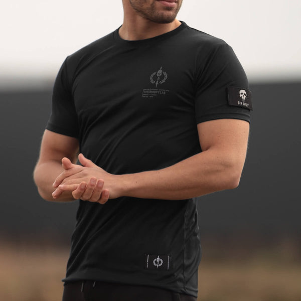 //03 - SP1 | Shadow Ops T-Shirt - Onyx (Performance Line - Fully Customizable) - EU 🇪🇺 | Spartathletics