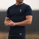 300 T-Shirt - Navy (Performance Line) - EU 🇪🇺 | Spartathletics
