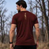 300 T-Shirt - Burgundy (Performance Line)