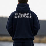 300 Hoodie - Navy (Oversized)