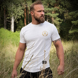 Glory T-Shirt - Arctic White x Gold (Hermes)