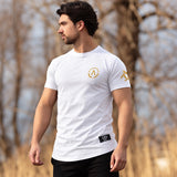 Glory T-Shirt - Arctic White x Gold (Hermes)