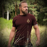 Origins T-Shirt - Burgundy x Gold (Tribute to Spartans)