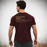 Origins T-Shirt - Burgundy x Gold (Tribute to Spartans)