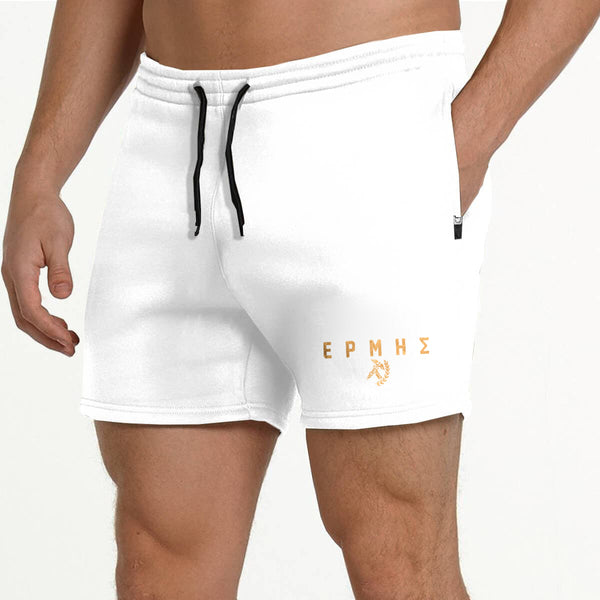 Theos Shorts - Arctic White x Gold (Hermes)