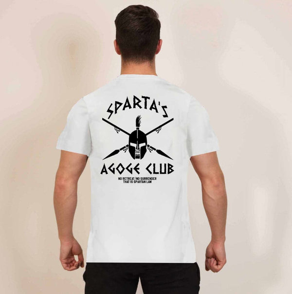 Agoge Club T-Shirt - Arctic White (Oversized) - Spartathletics