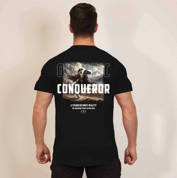 Classic Heritage T-Shirt - Onyx 'Olympic Conqueror' (Oversized) - Spartathletics