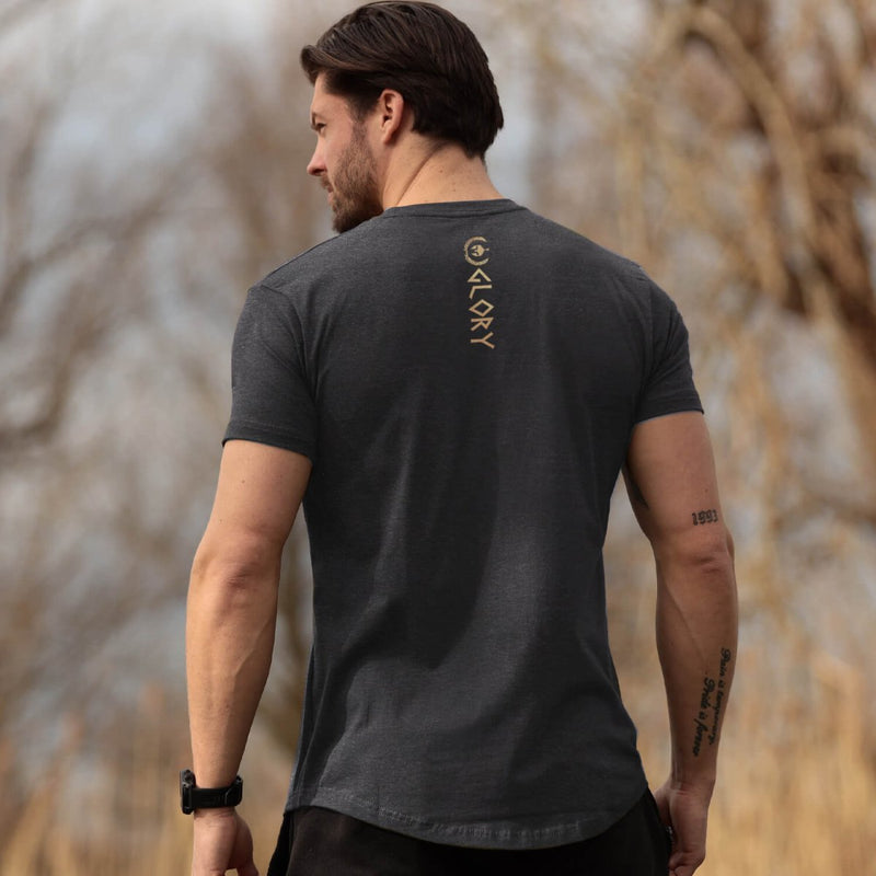 Glory T-Shirt - Granite x Gold (Hephaistos) - EU 🇪🇺 | Spartathletics