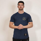 Glory T-Shirt - Navy x Gold (Poseidon) - Spartathletics