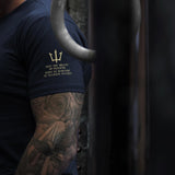 Glory T-Shirt - Navy x Gold (Poseidon) - EU 🇪🇺 | Spartathletics