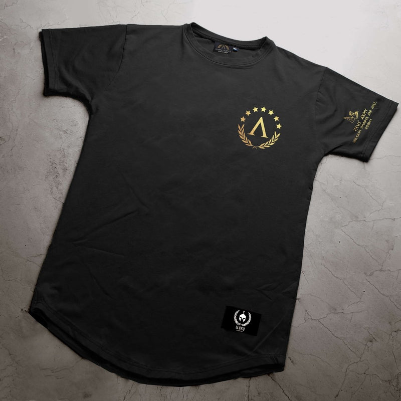 Glory T-Shirt - Onyx x Gold (Zeus) - Spartathletics