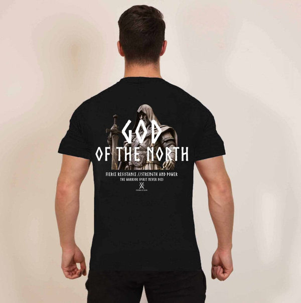 Legends of Ragnar™ | Classic Heritage T-Shirt - Onyx 'God Of The North' (Oversized) - Spartathletics