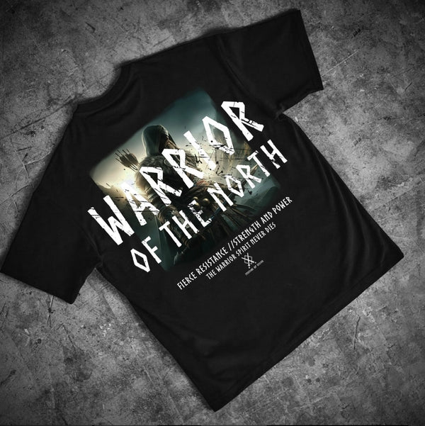 Legends of Ragnar™ | Classic Heritage T-Shirt - Onyx 'Warrior Of The North' (Oversized) - Spartathletics