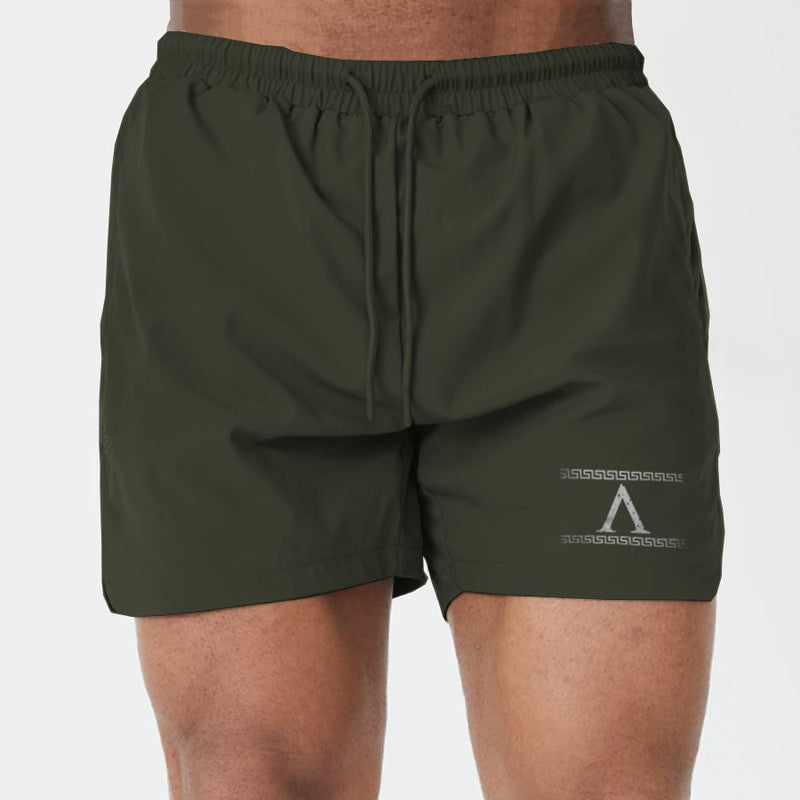Marathon Shorts - Military Green (Performance Line) - Spartathletics