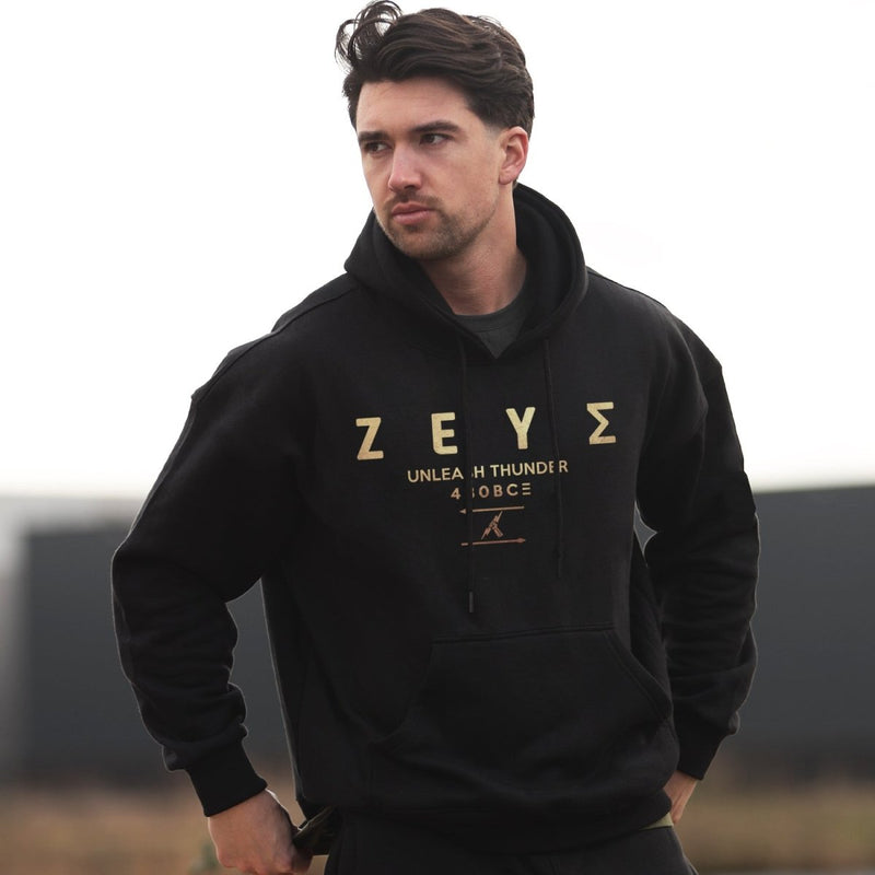 Nemesis Hoodie - Onyx x Gold (Zeus) - EU 🇪🇺 | Spartathletics