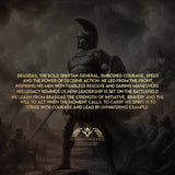 Nemesis T-Shirt - Burgundy x Gold (Brasidas) - EU 🇪🇺 | Spartathletics