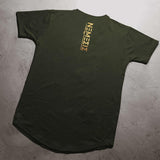 Nemesis T-Shirt - Forest Green x Gold (Ares) - Spartathletics