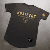 Nemesis T-Shirt - Granite x Gold (Hephaistos) - Spartathletics