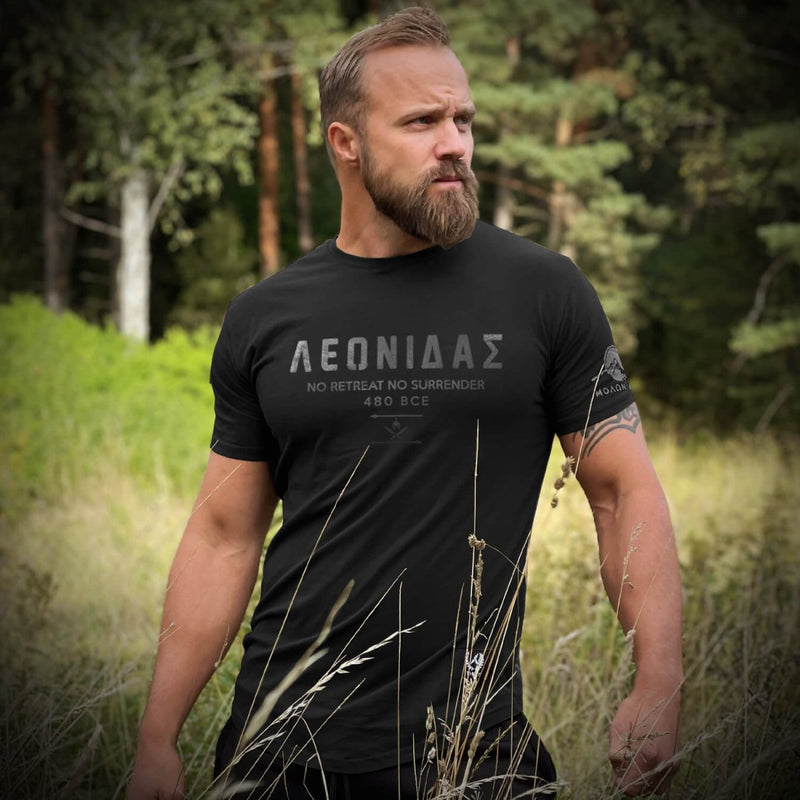 Nemesis T-Shirt - Onyx (Leonidas - Black Edition) - EU 🇪🇺 | Spartathletics