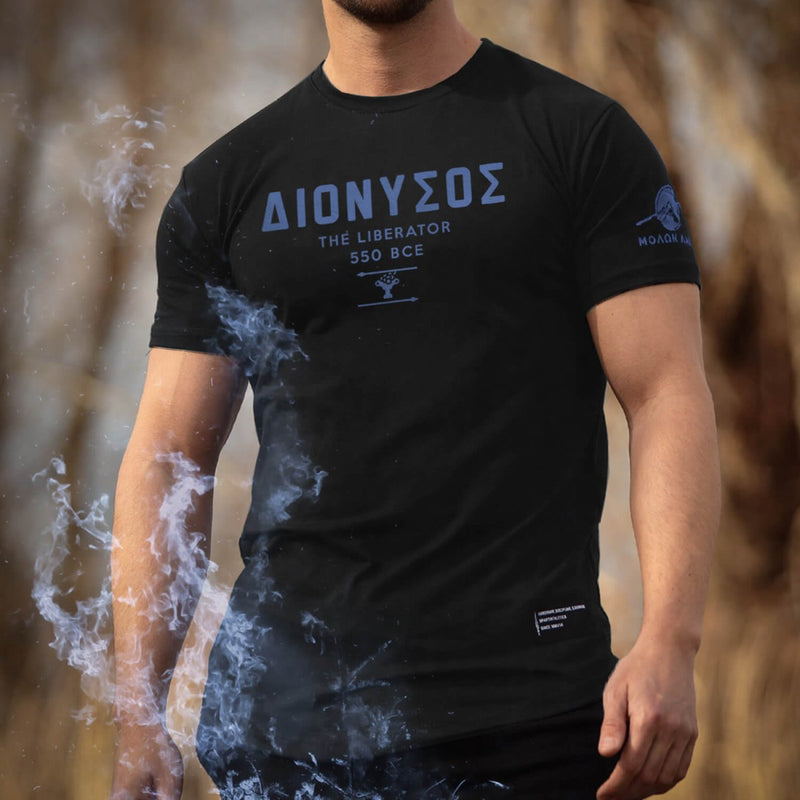 Nemesis T-Shirt - Onyx x Deep Sapphire (Dionysos) - EU 🇪🇺 | Spartathletics