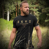 Nemesis T-Shirt - Onyx x Gold (Zeus) - EU 🇪🇺 | Spartathletics