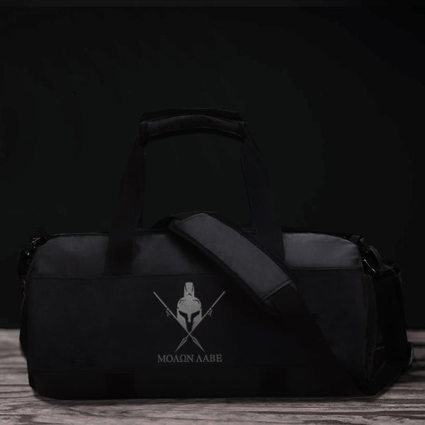 Sports Bag - Fully Customizable (Jet-Black Edition) - Spartathletics
