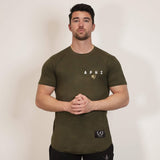 Theos T-Shirt - Forest Green x Gold (Ares) - Spartathletics