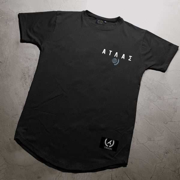 Theos T-Shirt - Onyx x Sapphire (Atlas) - Spartathletics