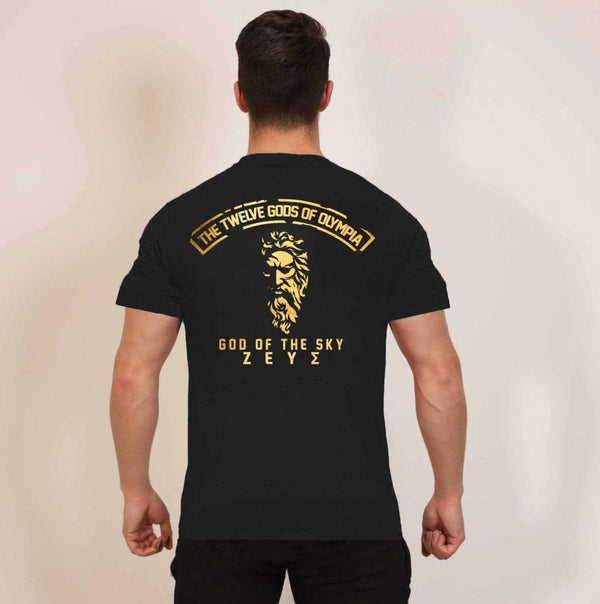 Theos T-Shirt - Onyx (Zeus - Oversized) - Spartathletics