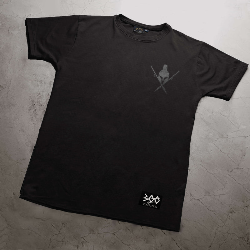 300 T-Shirt - Onyx (Performance Line) (7523770466533)